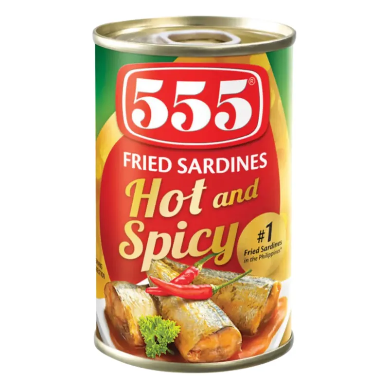 555 FRIED Sardines HOT & SPICY