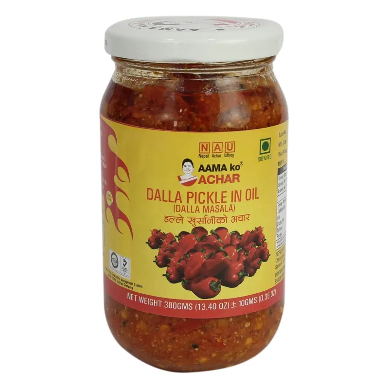 Aama ko Dalle pickle in oil 380 gm