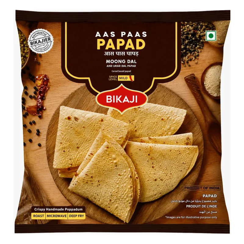 Bikaji Papad Aas Pass 250g