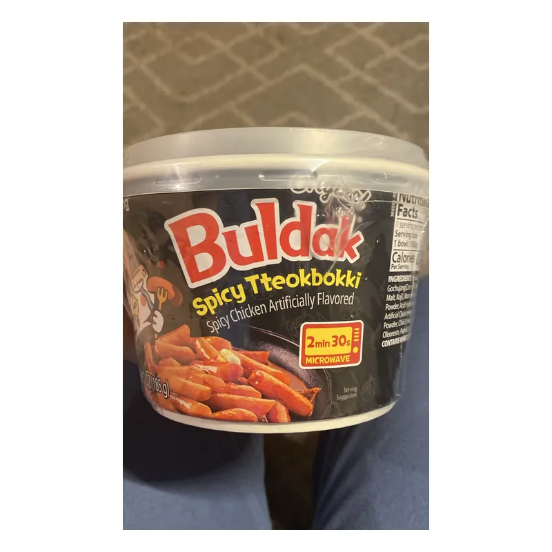 Buldak Orginal spicy tteokbokki bowl 179g