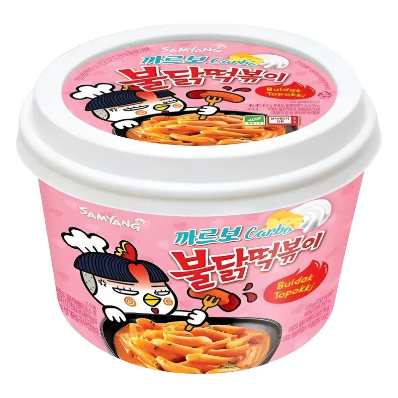 Buldak spicy tteoboki Pink bowl 179g