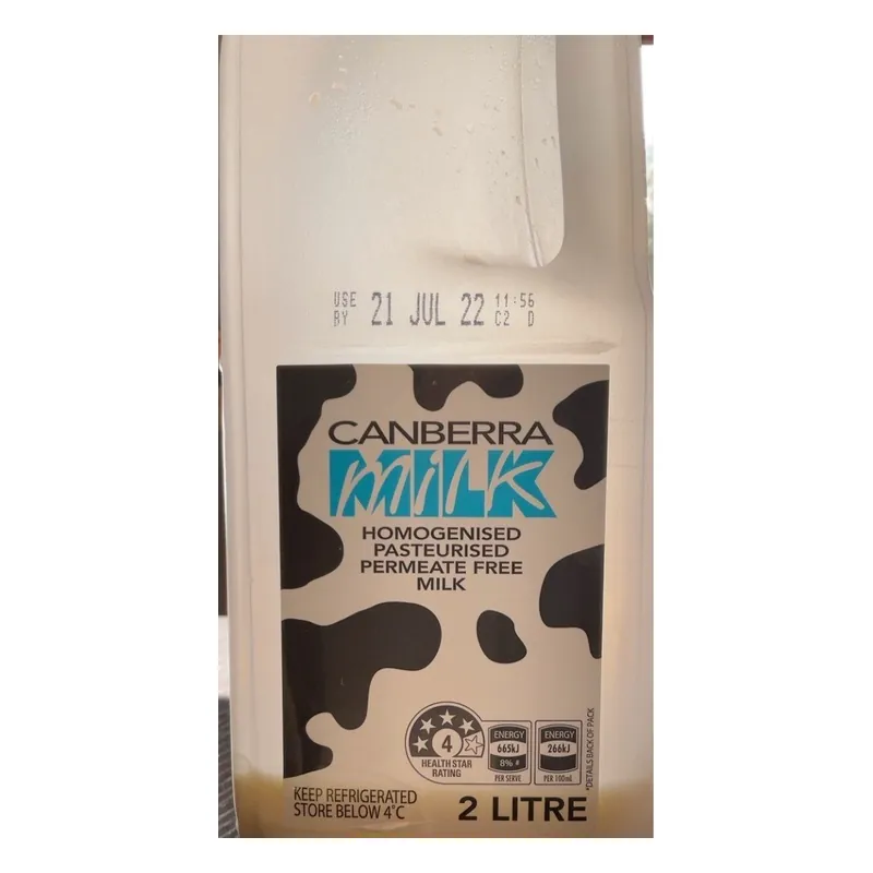 Canberra Milk Full Cream 2L