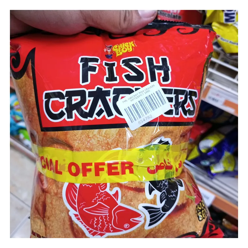 Chickboy Fish Crackers Hot & Spicy 100g
