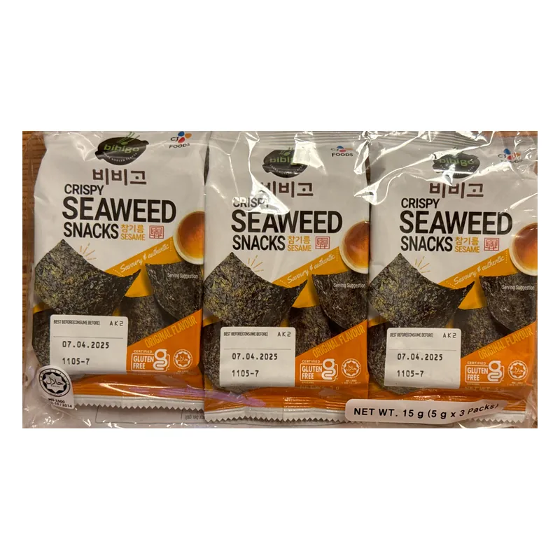 CJ Bibigo Crispy Seaweed-Original 15G