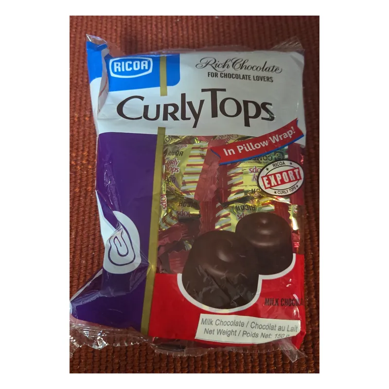 Curly Top Milk Chocolate 150g