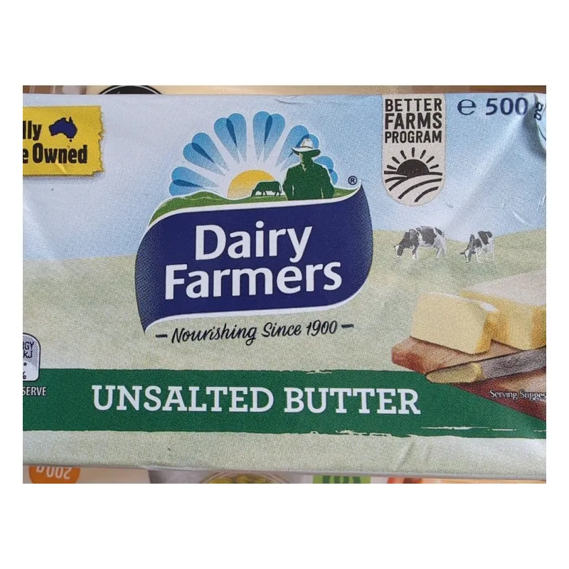 Dairy Farmers Unsalted Butter 500g