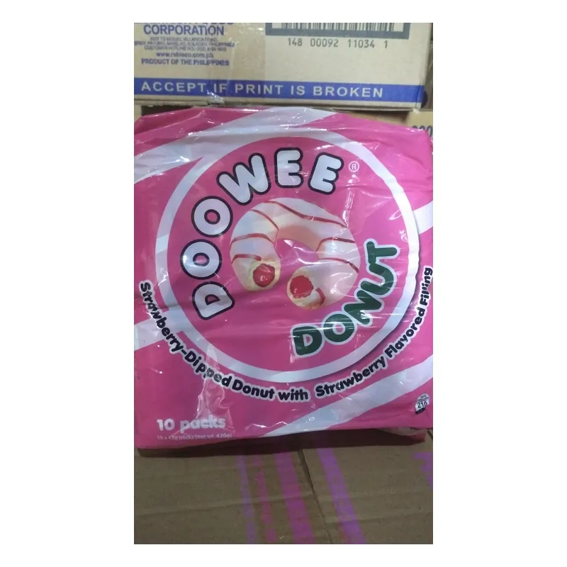 Doowee Donut strawberry 10x 40g