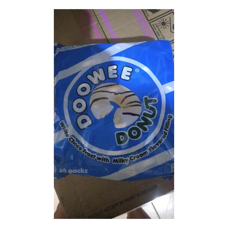 Doowee Donut white Chocolate 10x 40g