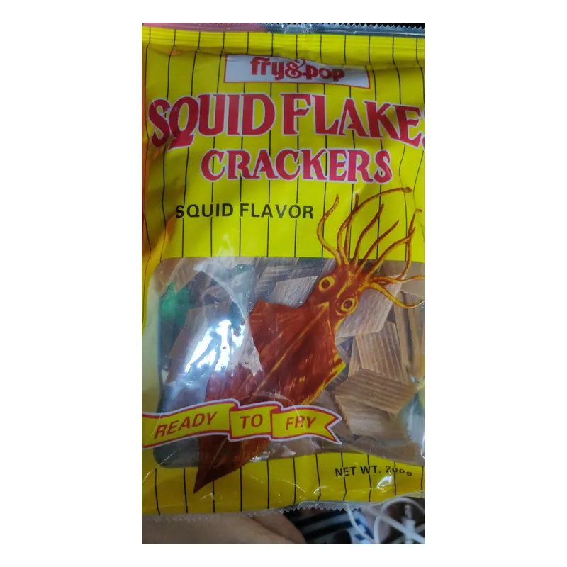 Fry & Pop Squid Crackers 200g