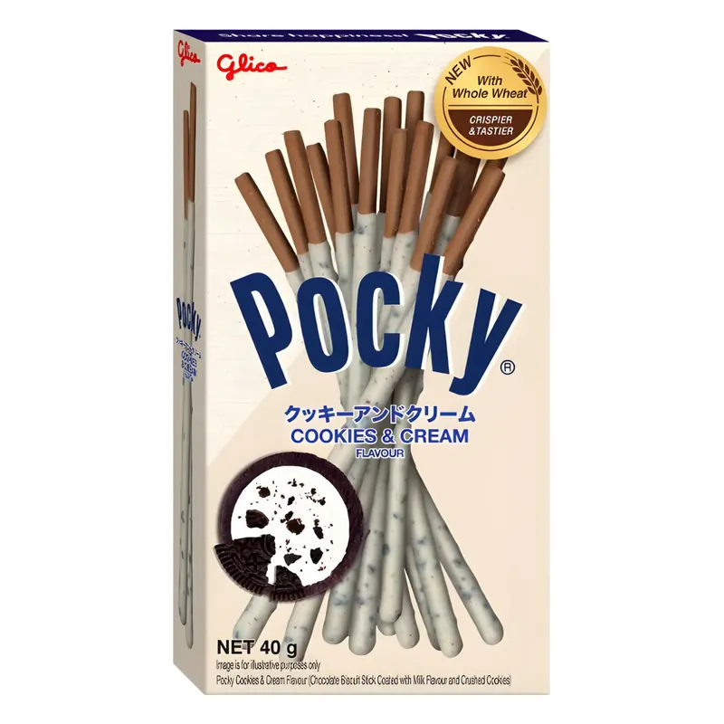 Glico Pocky Cookies Cream 47g