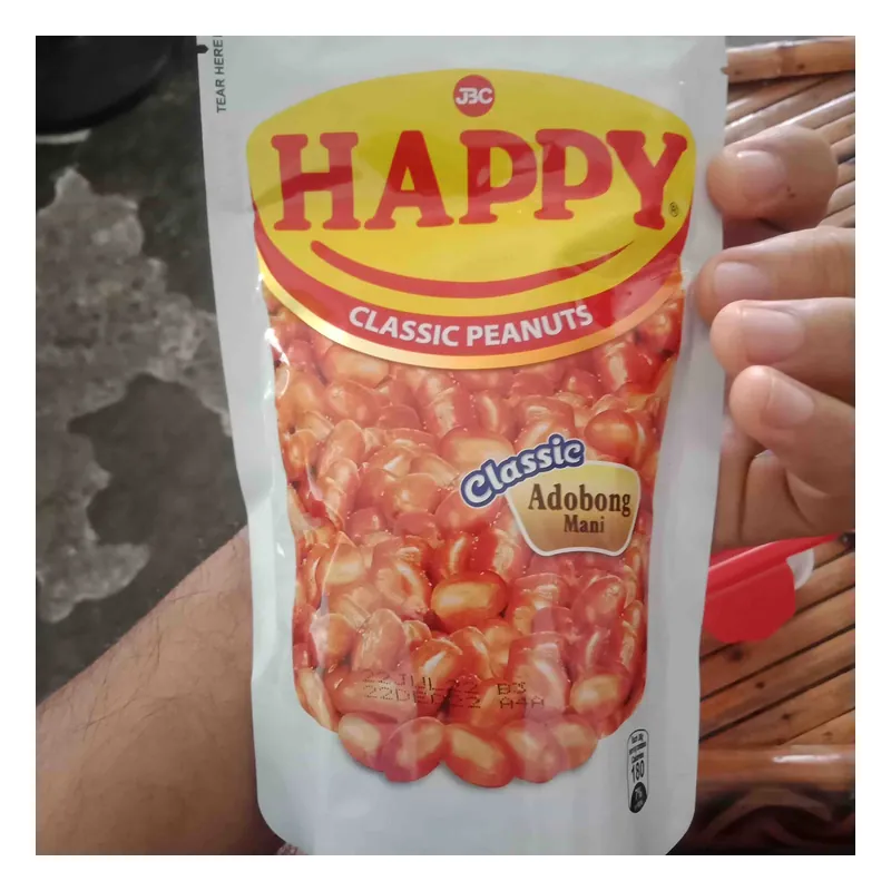 Happy Peanuts adobong mani white 100g
