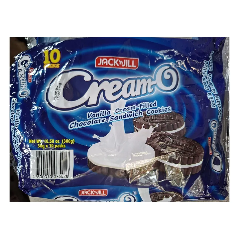 Jack n Jill Cream-O Vanilla 10x30g
