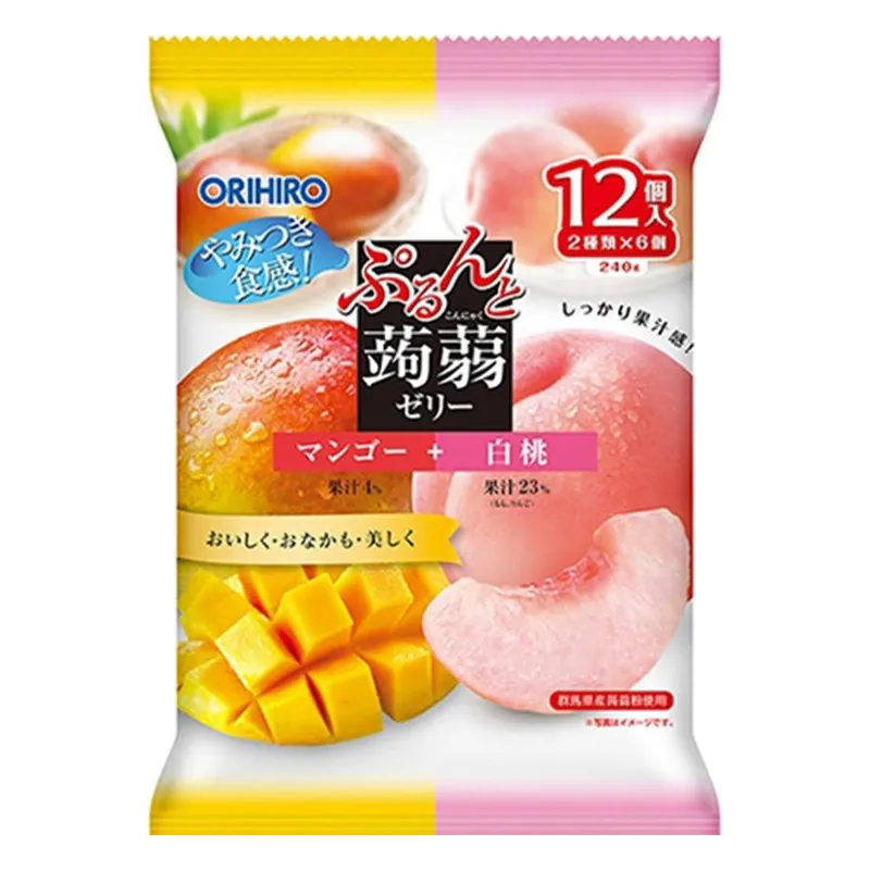 Konnyaku Jelly 12p(Mango&peach)
