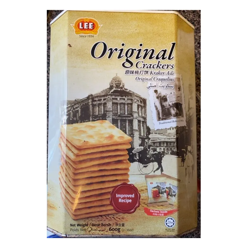 Lee Original Crackers Tin 600g