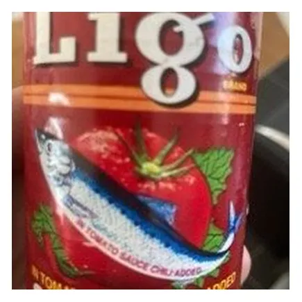 Ligo Sardines Tomato Sauce Regular Green 155g