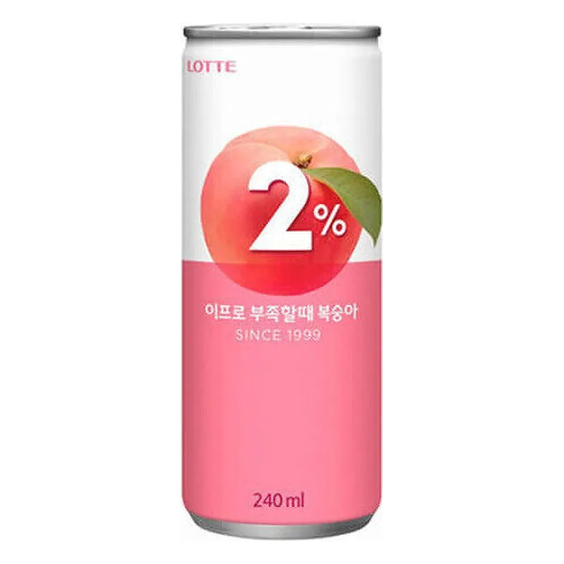 Lotte 2% Peach juice 240ml