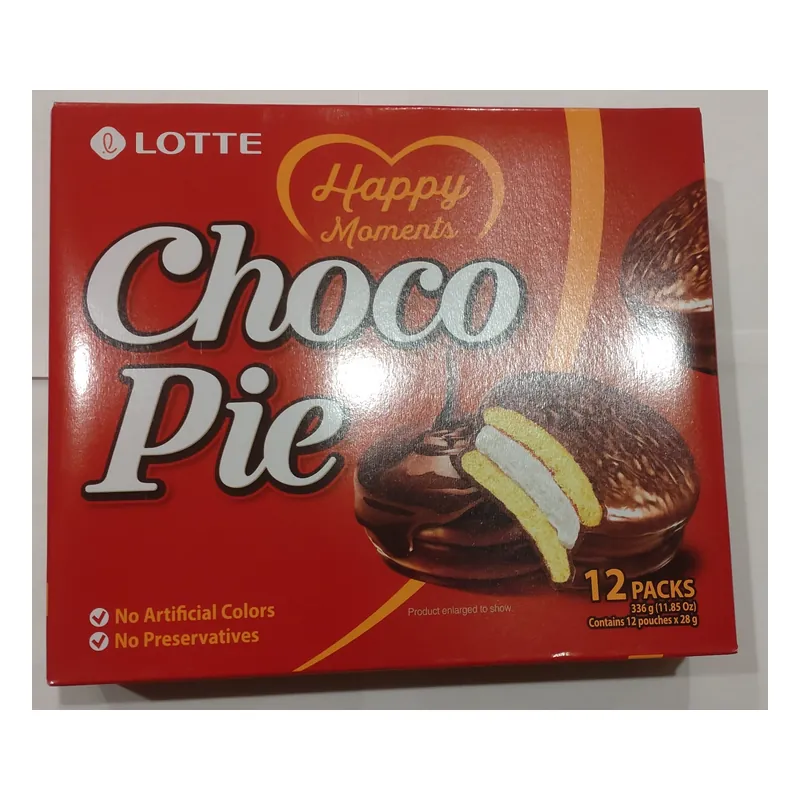 Lotte Choco Pie - CHOCOLATE 12x28g