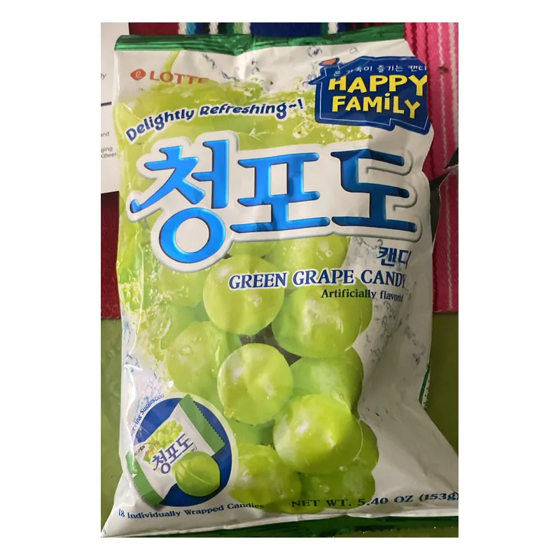 Lotte Green grape candy