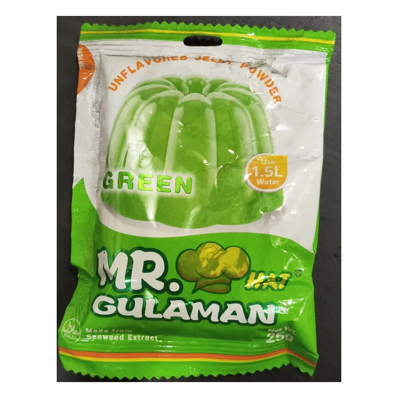 Mr Hat Gulaman unflavoured (green)