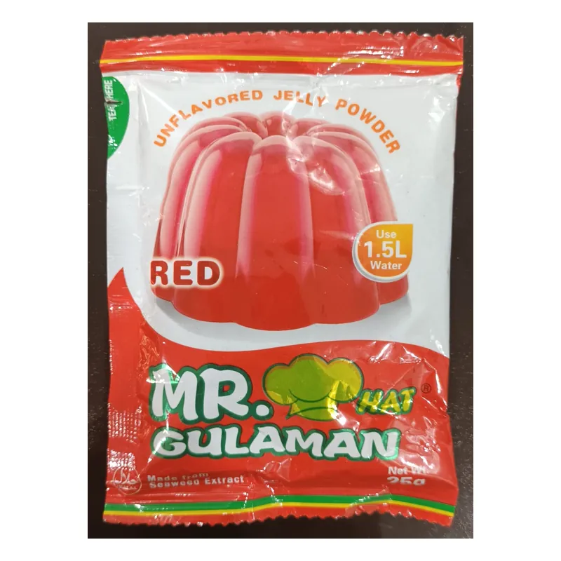 Mr Hat Gulaman unflavoured (red)