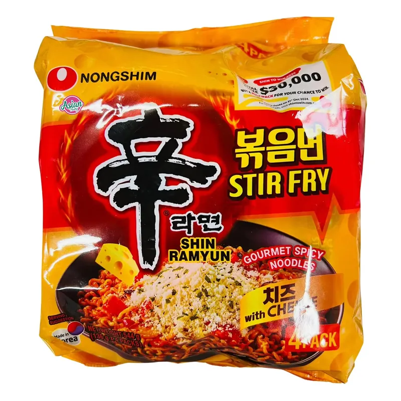 Nongshim Stir-fried Shin Ramyun Cheese 136g