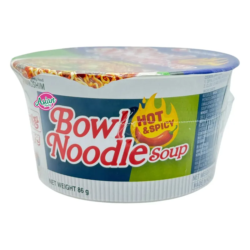 NS Bowl Noodle Soup Hot & Spicy 86g