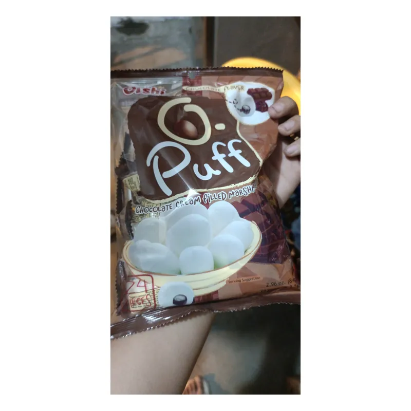 Oishi O-PUFF Cream Filled Marshmallow Chocolate