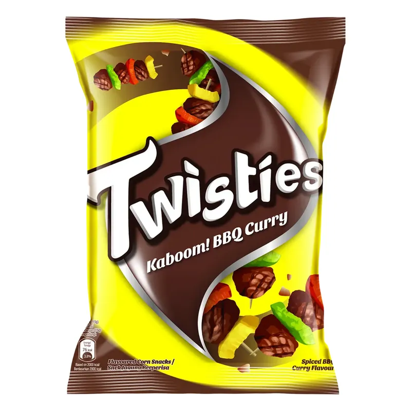 Twisties BBQ Curry Cracker 60g