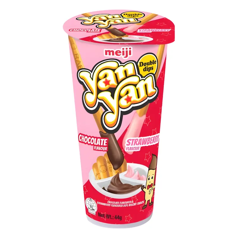 Yan Yan Double Chocolate/ Strawberry 44g