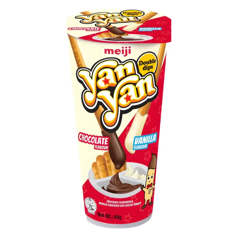 Yan Yan Double Dip Choc/Vanilla 40g